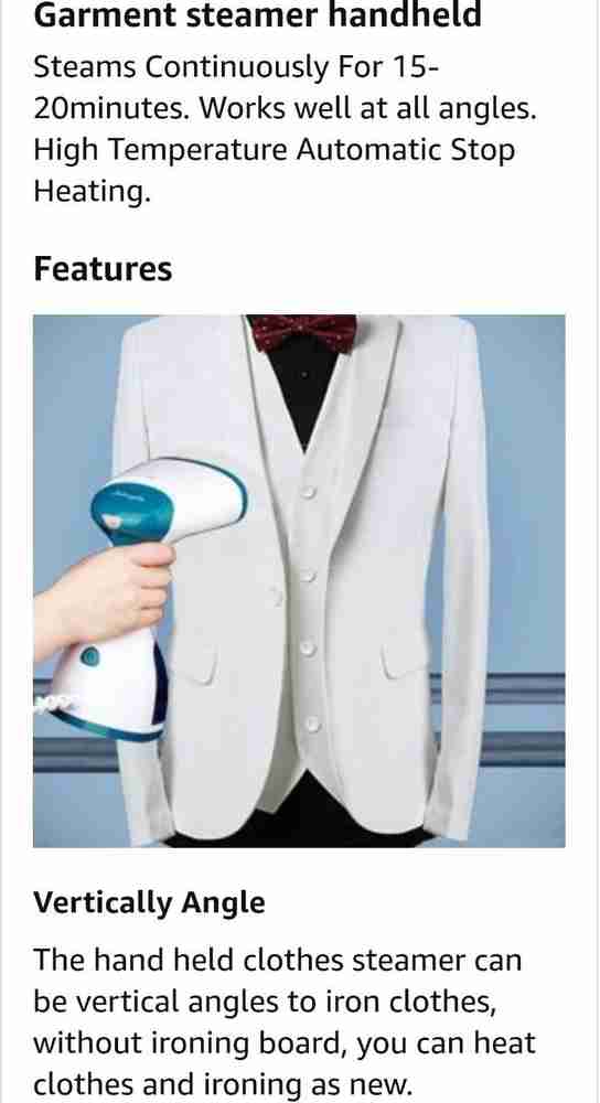 Wistec shop garment steamer