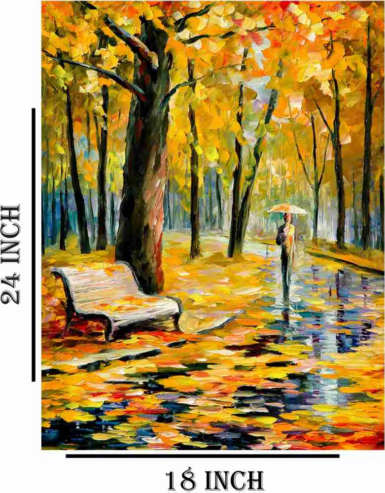 HRDecoration Beautiful Autumn Art print on canvas