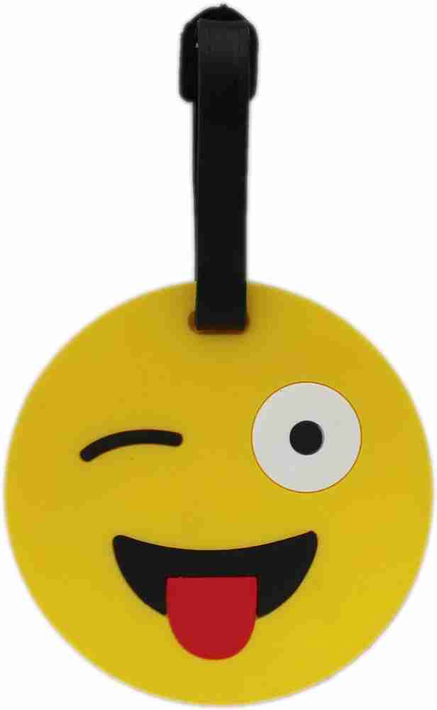 Tootpado Luggage Tag Emoji Smiley Design Pack of 3 CLNT23 Bag Travel Tags Luggage Tag Multicolor Price in India Flipkart