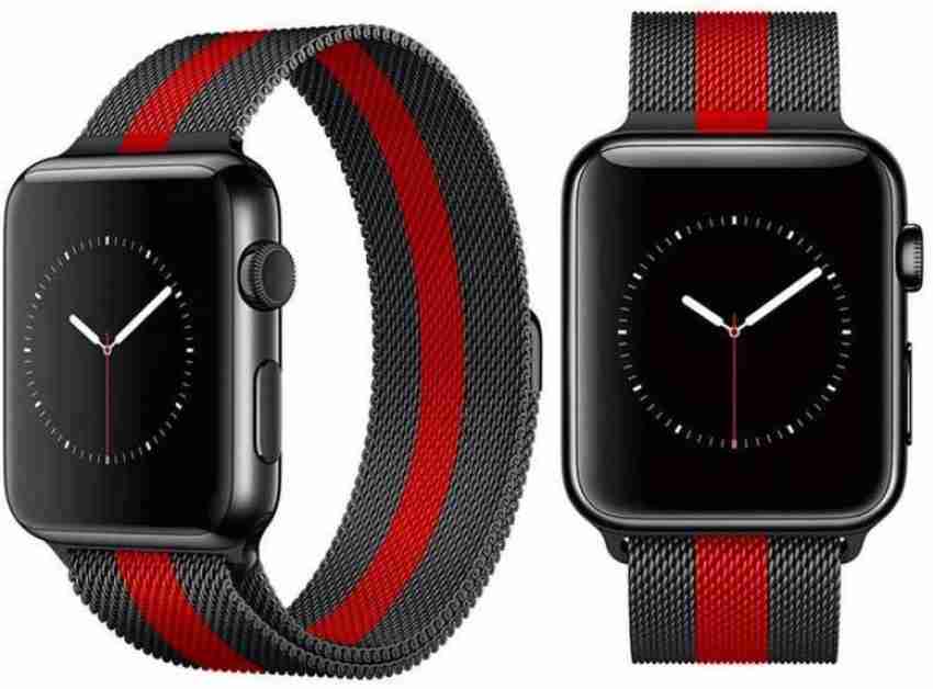 Black/Red Striped Strap