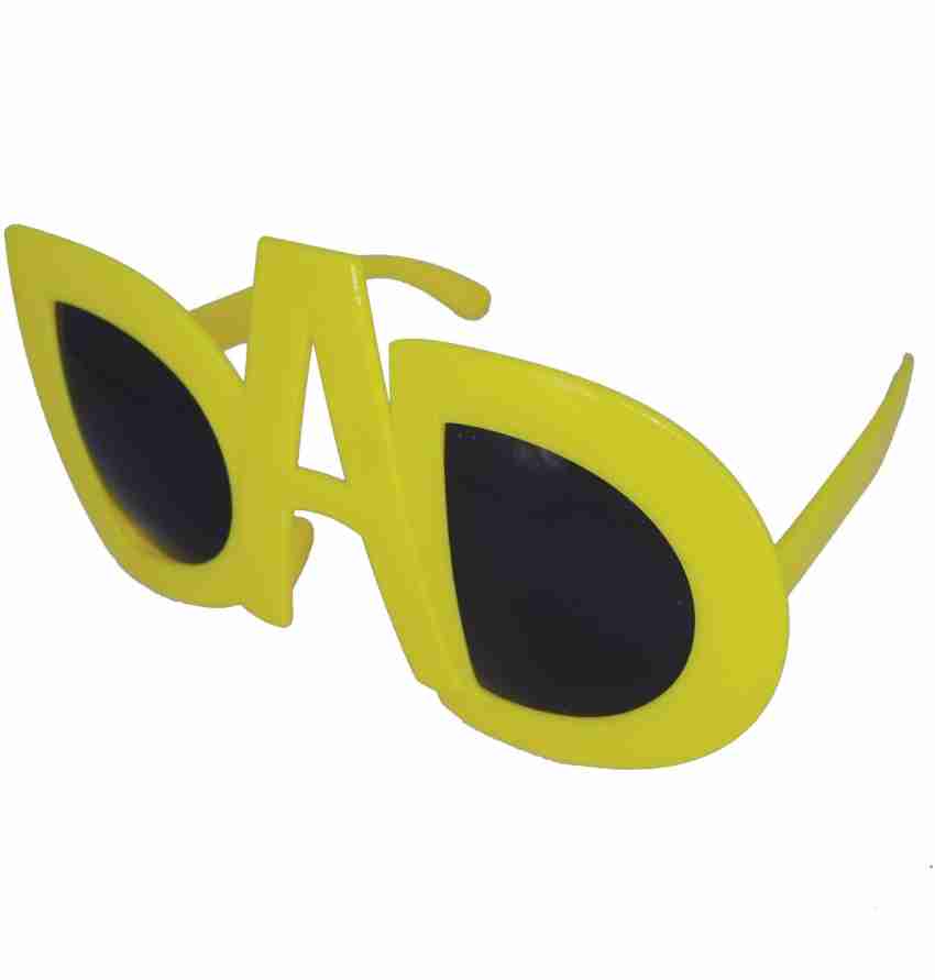 FUNCART Yellow Dad Party sunglass Party Mask Price in India - Buy FUNCART  Yellow Dad Party sunglass Party Mask online at