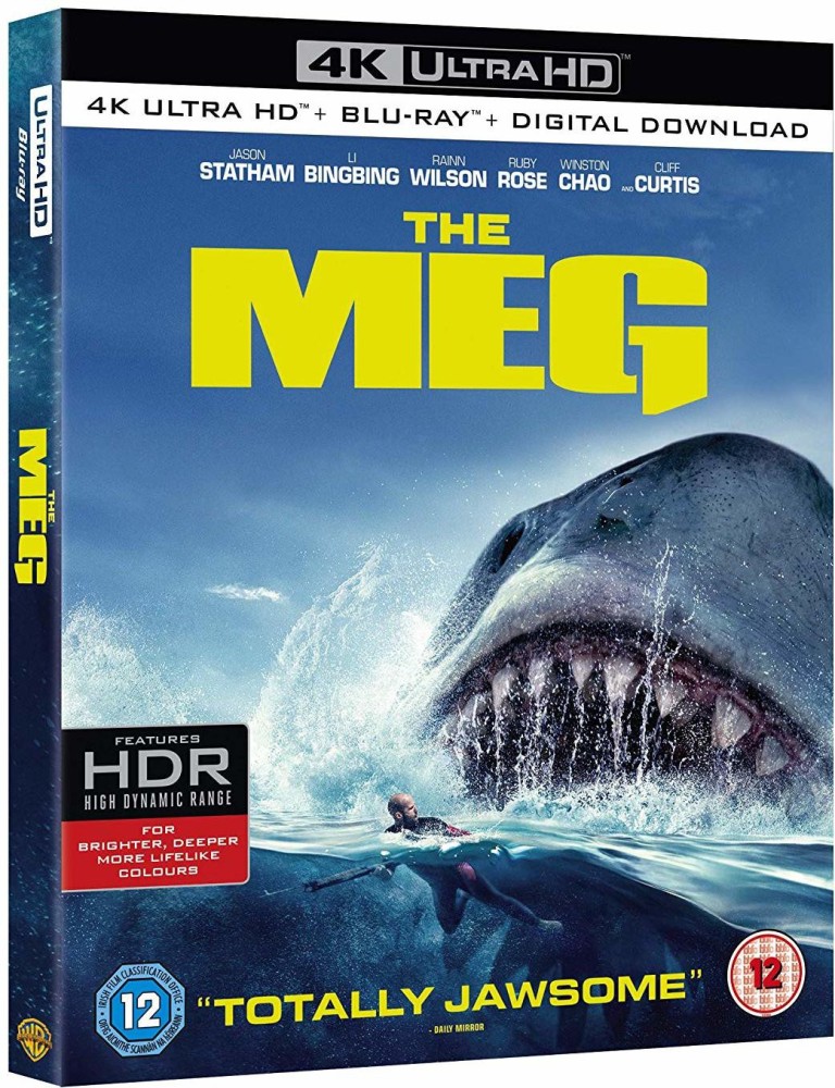 The Meg 4K UHD Blu ray Digital Download 2 Disc Set