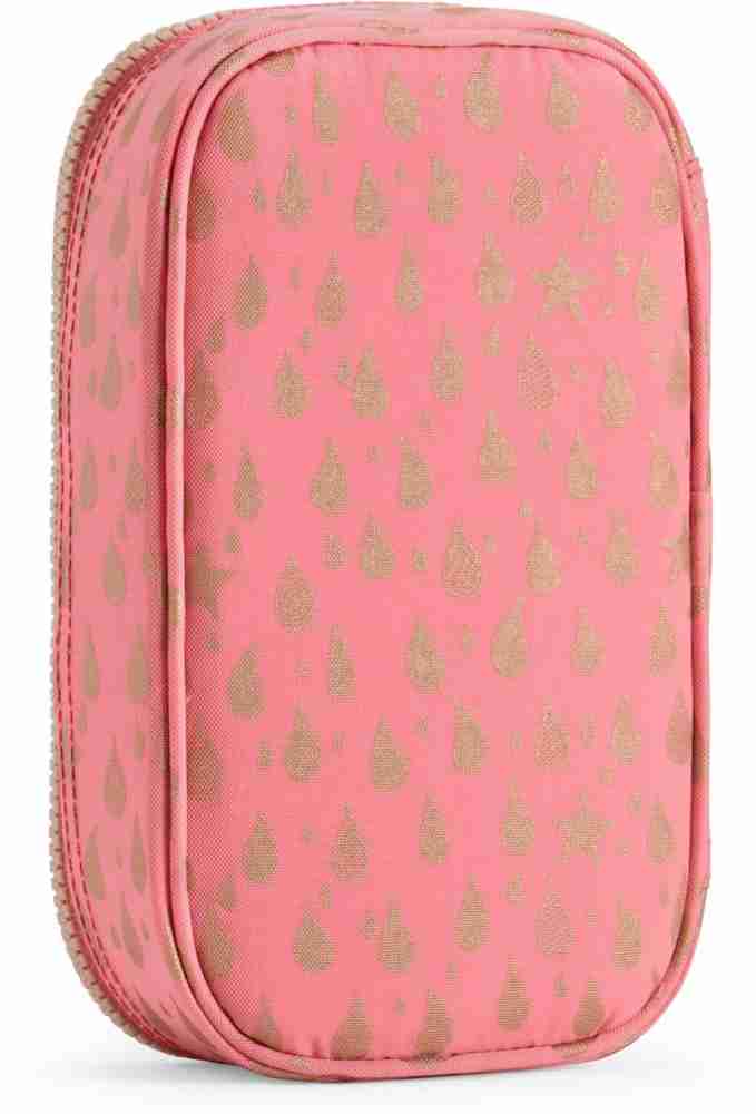100 PENS Pink Gold Drop POUCHES / CASES by Kipling Inside