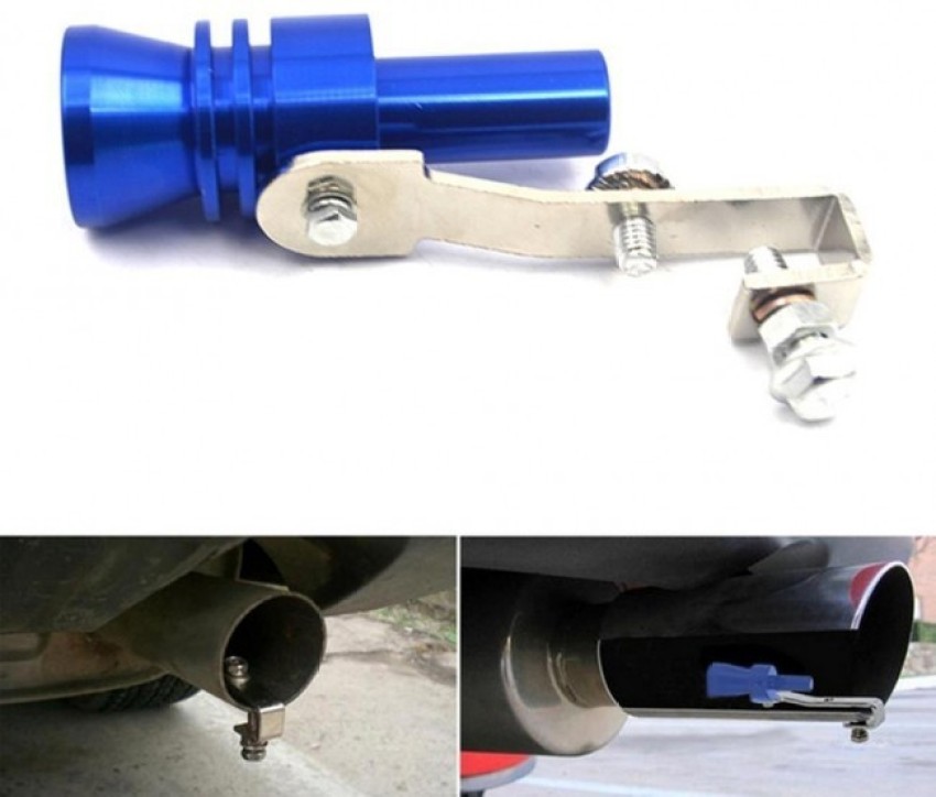 AutoTrends Blue Large Turbo Sound Exhaust Muffler Pipe Whistle Blowoff  Valve BOV Simulator Whistler. Car Silencer Price in India - Buy AutoTrends  Blue Large Turbo Sound Exhaust Muffler Pipe Whistle Blowoff Valve