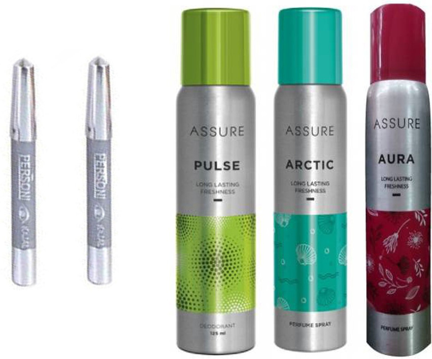 ASSURE pulse aura and arctic body spray with personi kajal 2 pcs