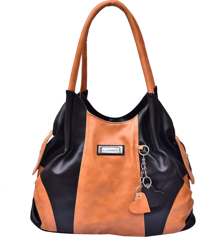 Buy Al Jazeera Fashion Women Black Brown Shoulder Bag Black