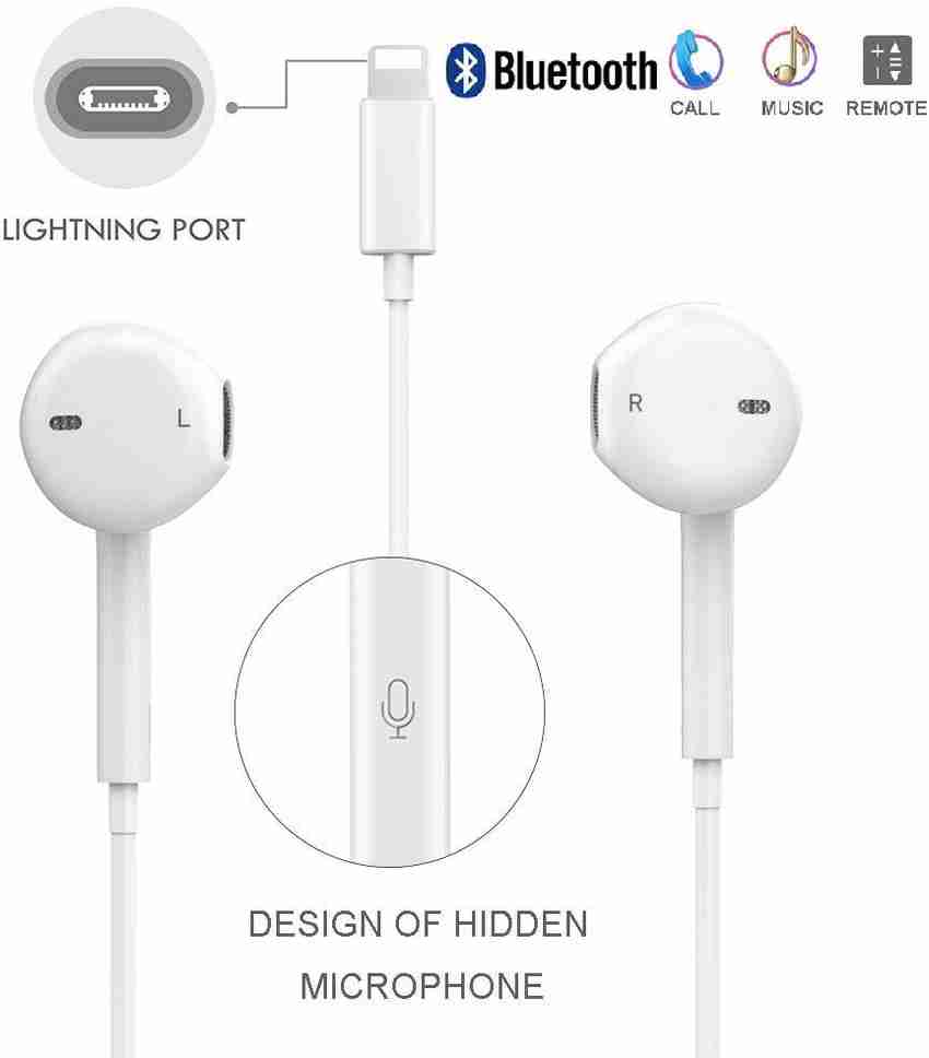 Headset with mic shop for iphone 7