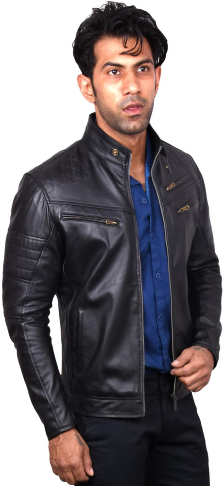 Flipkart leather jacket price top