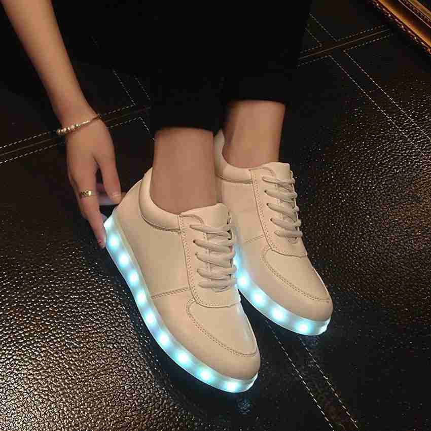 Mr.SHOES New Hot 7 Colors Luminous Led Shoes Men Glow Men USB