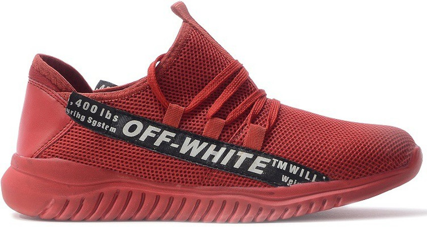 Off white red shoes cheap