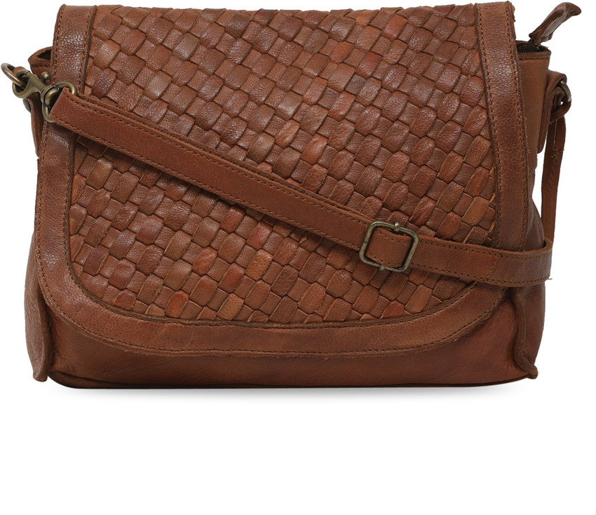 Kompanero Brown Sling Bag Melissa The Cross Brown Price in India