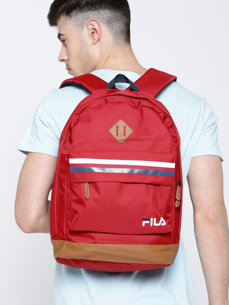 Fila backpack hot sale red