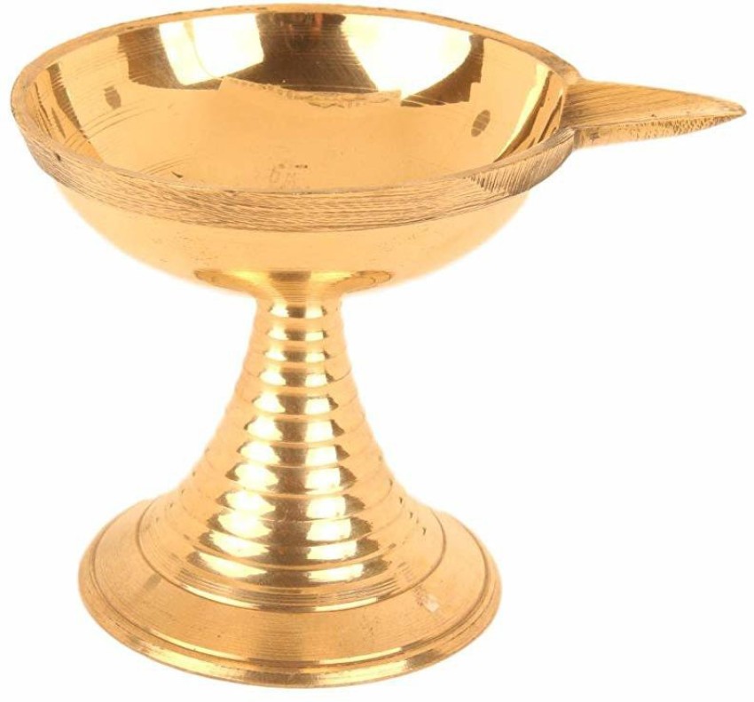 Hari Store Small Brass Lamp with Stand Brass Table Diya Price in India -  Buy Hari Store Small Brass Lamp with Stand Brass Table Diya online at