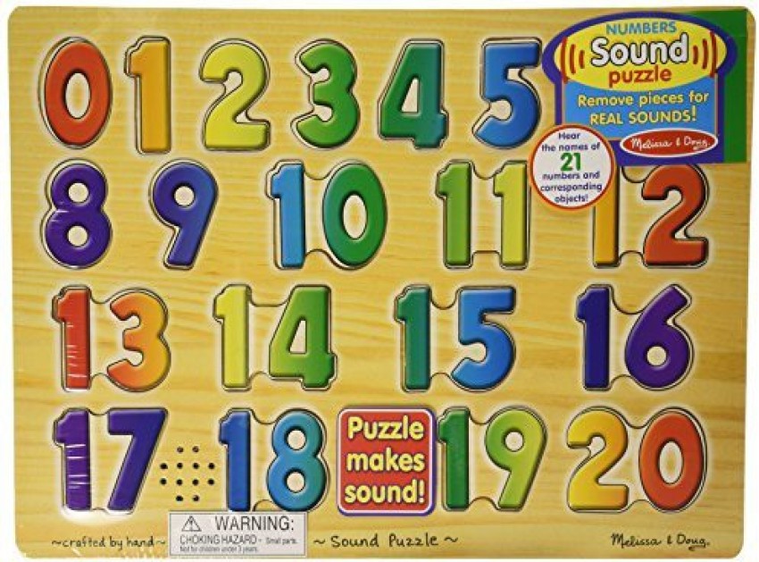 Melissa and doug sales number puzzle