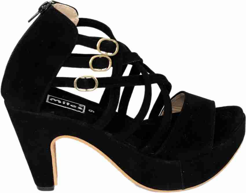 Dolphin Miles Women Black Heels Buy Dolphin Miles Women Black