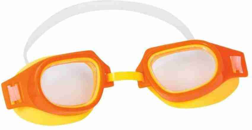 Orange swimming goggles top