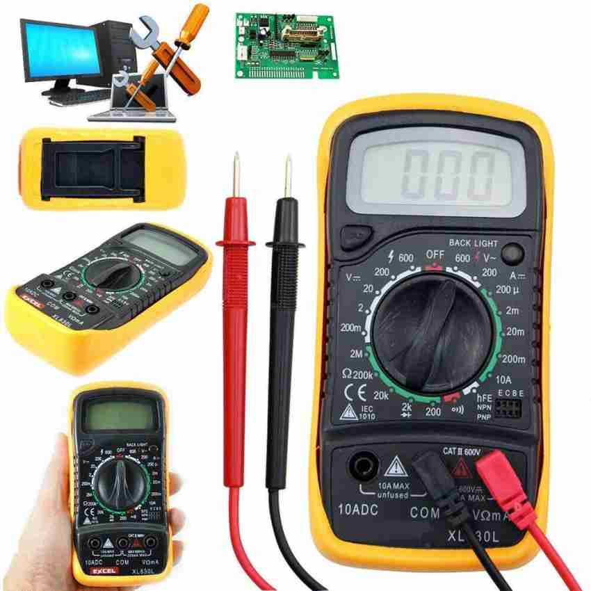 Polimetro XL830 Digital Tester Multimetro Voltimetro Amperimetro