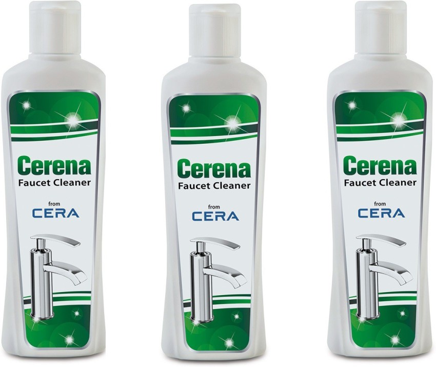 CERA - CERENA Faucet Cleaner (200 ml) Highly Effective Lime Scale Remover  and no foul odour after usage Set of 3 pcs Stain Remover Price in India -  Buy CERA - CERENA
