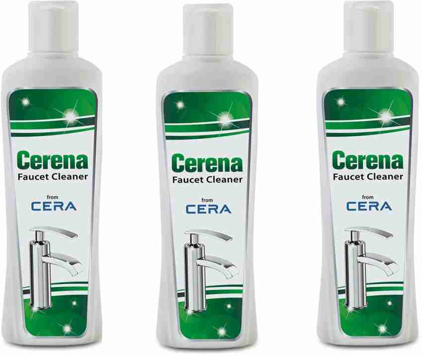 CERA - CERENA Faucet Cleaner (200 ml) Highly Effective Lime Scale Remover  and no foul odour after usage Set of 3 pcs Stain Remover Price in India -  Buy CERA - CERENA Faucet Cleaner (200 ml) Highly Effective Lime Scale  Remover and no foul odour