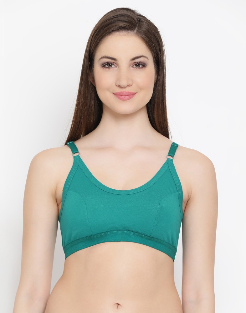 Buy Padded Non-Wired Full Cup Teen Bra in Light Grey with Removable Pads -  Cotton Online India, Best Prices, COD - Clovia - BB0023A01