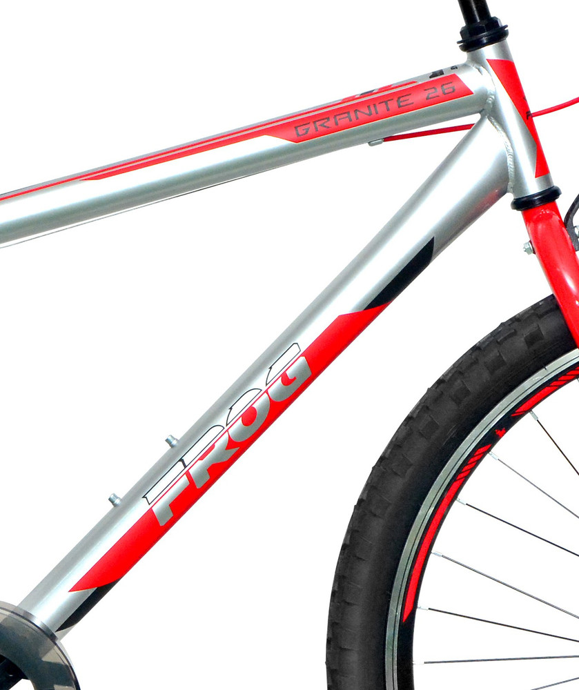 Frog Granite Bike For Adults Silver Red 26 T Mountain Cycle Price in India Buy Frog Granite Bike For Adults Silver Red 26 T Mountain Cycle online at Flipkart