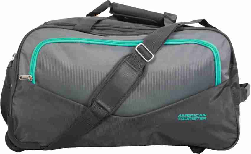 AMERICAN TOURISTER Expandable Ohio Wheel on Duffle 55cm Duffel With Wheels Strolley Grey Price in India Flipkart