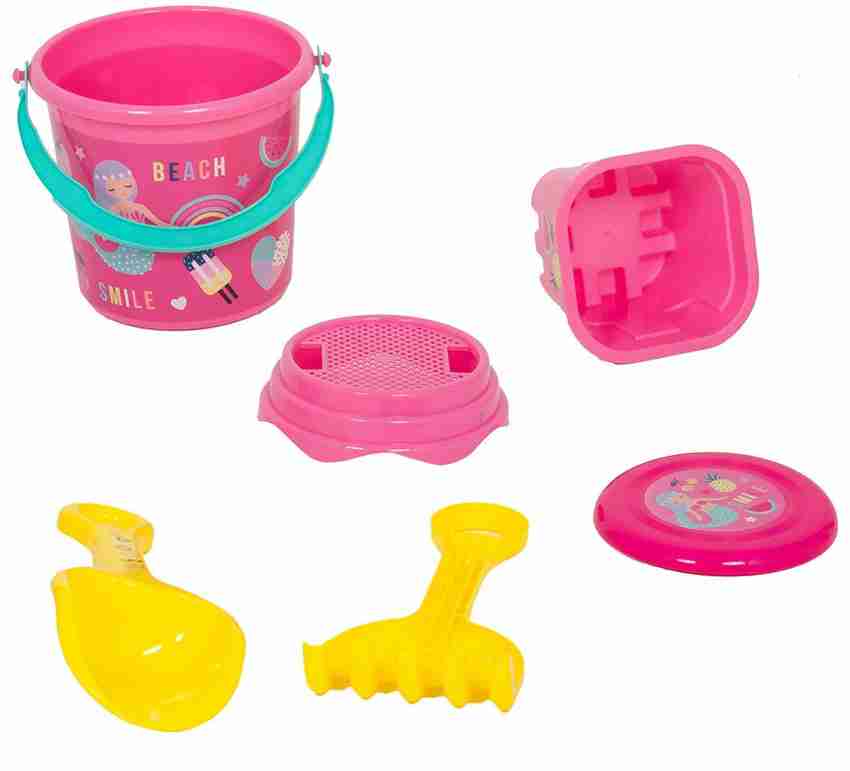 Pink sand toys top