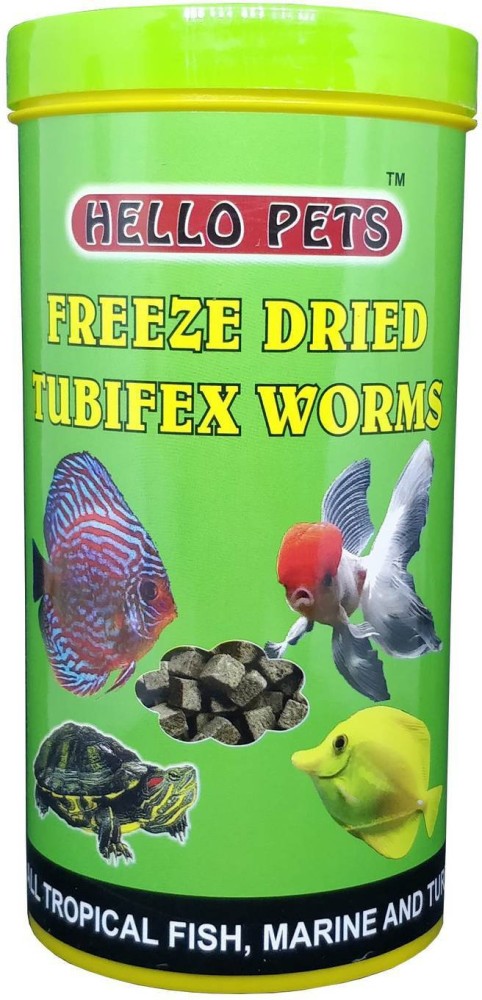 HELLO PETS Tubifex worms 0.1 kg Dry Young, Adult Fish Food Price in India -  Buy HELLO PETS Tubifex worms 0.1 kg Dry Young, Adult Fish Food online at