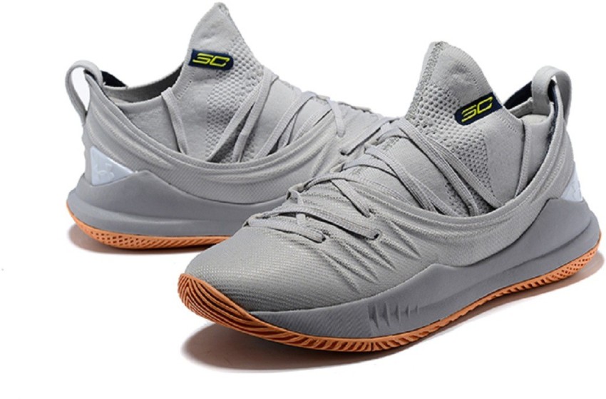 stephen curry shoes 5 grey men