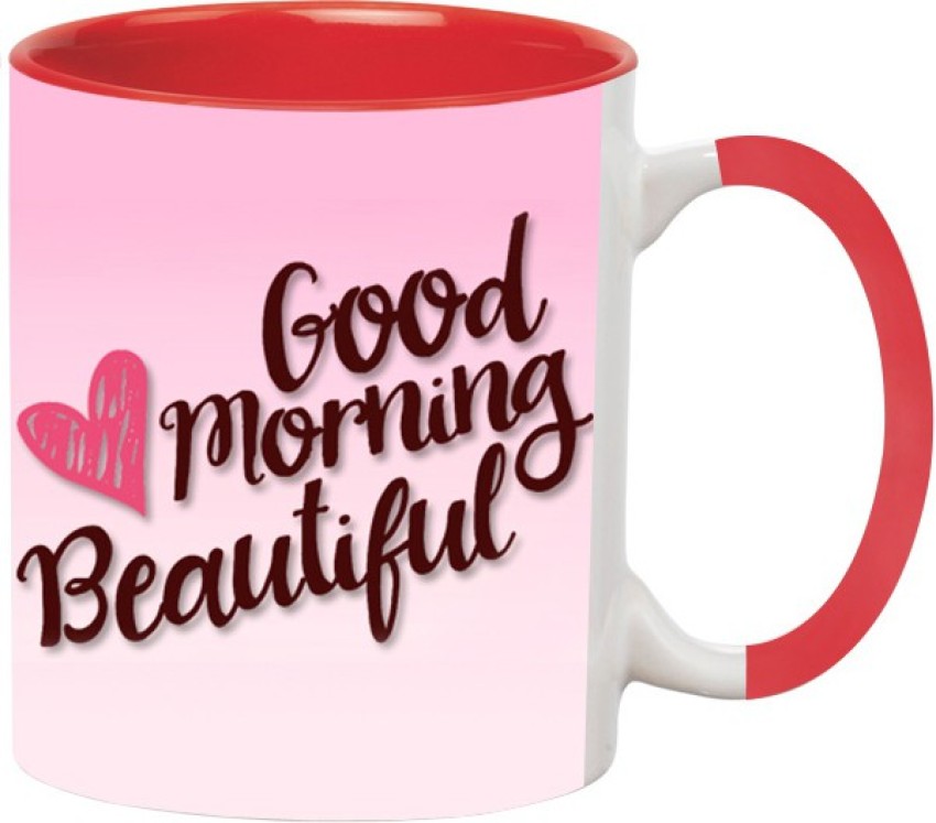 Ashvah Good Morning Ceramic Coffee Mug Price in India - Buy Ashvah Good  Morning Ceramic Coffee Mug online at