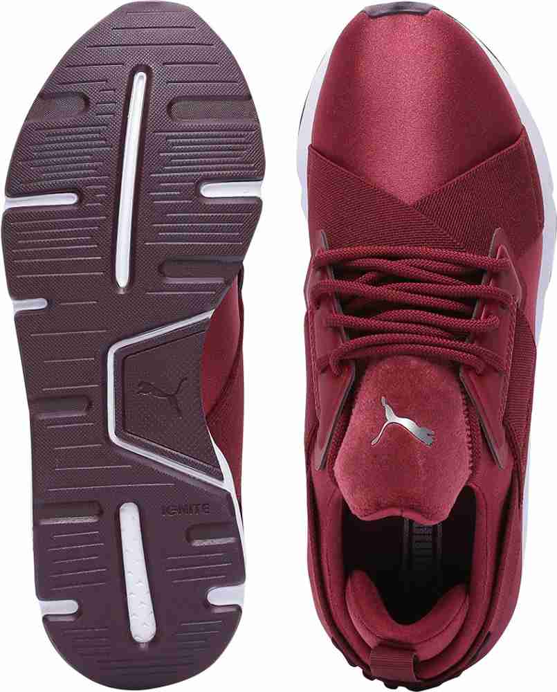 Puma muse satin pomegranate shop