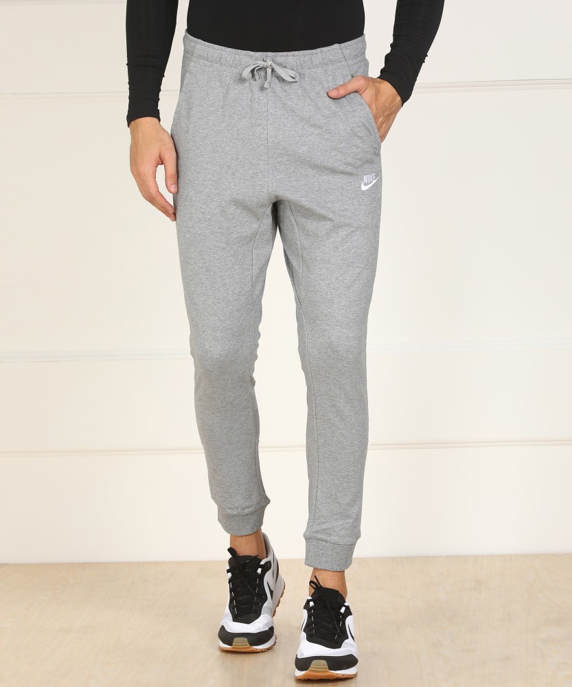 Nike solid men's 2025 grey track pants