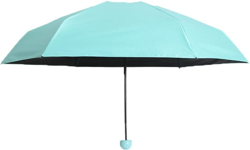 shoppers stoppers Super Light Mini Pocket Blue Capsule Umbrella