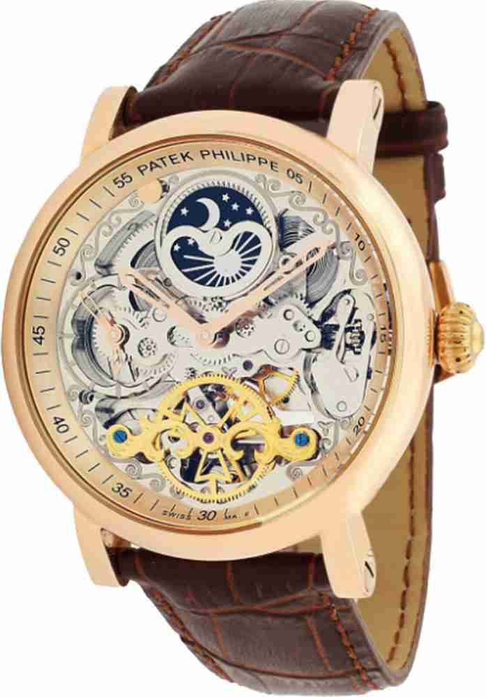 Patek Philippe Skeleton Automatic Leather Strap Skeleton Automatic Leather Strap Analog Watch For Men Buy Patek Philippe Skeleton Automatic Leather Strap Skeleton Automatic Leather Strap Analog Watch ...