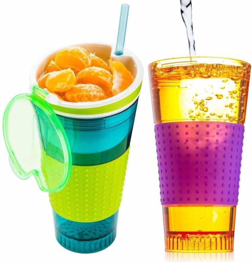 Snackeez Multi Purpose Drink & Snack Travel Cups Mug