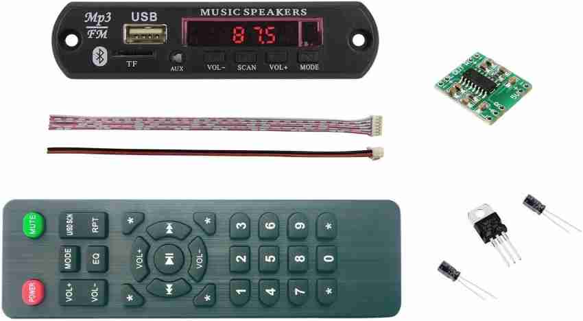 Lucky Bluetooth FM USB AUX Card MP3 Stereo Audio Player Decoder Module,  Screen Size: 2 at Rs 200/piece in Surat