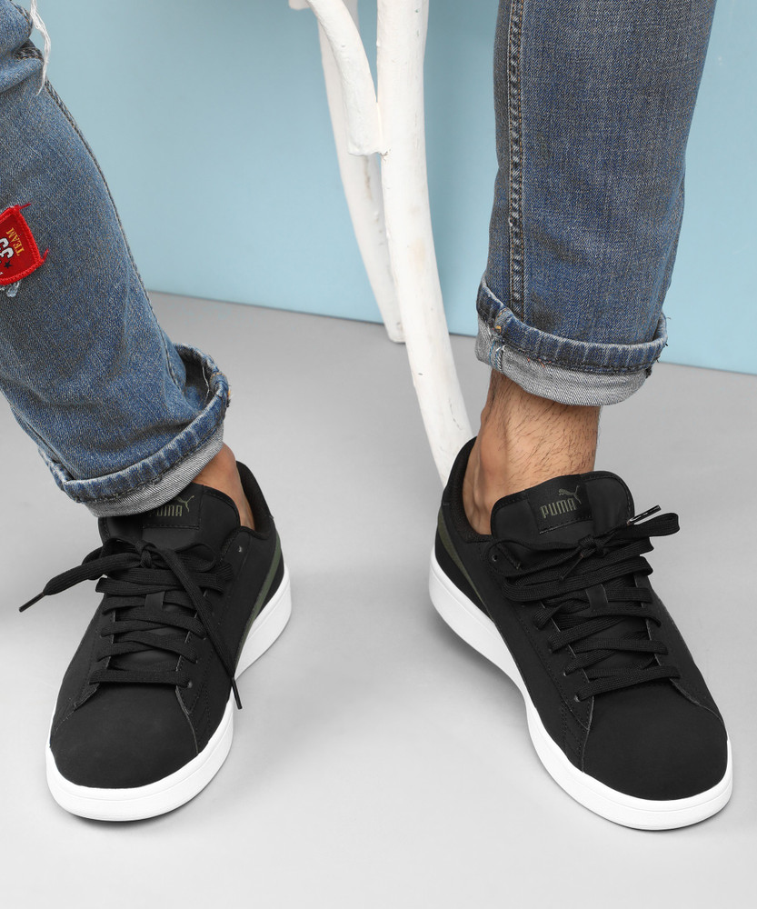 Puma smash slip hot sale on denim