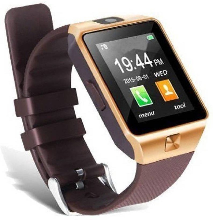 Rock DZ09 Golden 4G calling Bluetooth Smartwatch Price in India Buy Rock DZ09 Golden 4G calling Bluetooth Smartwatch online at Flipkart