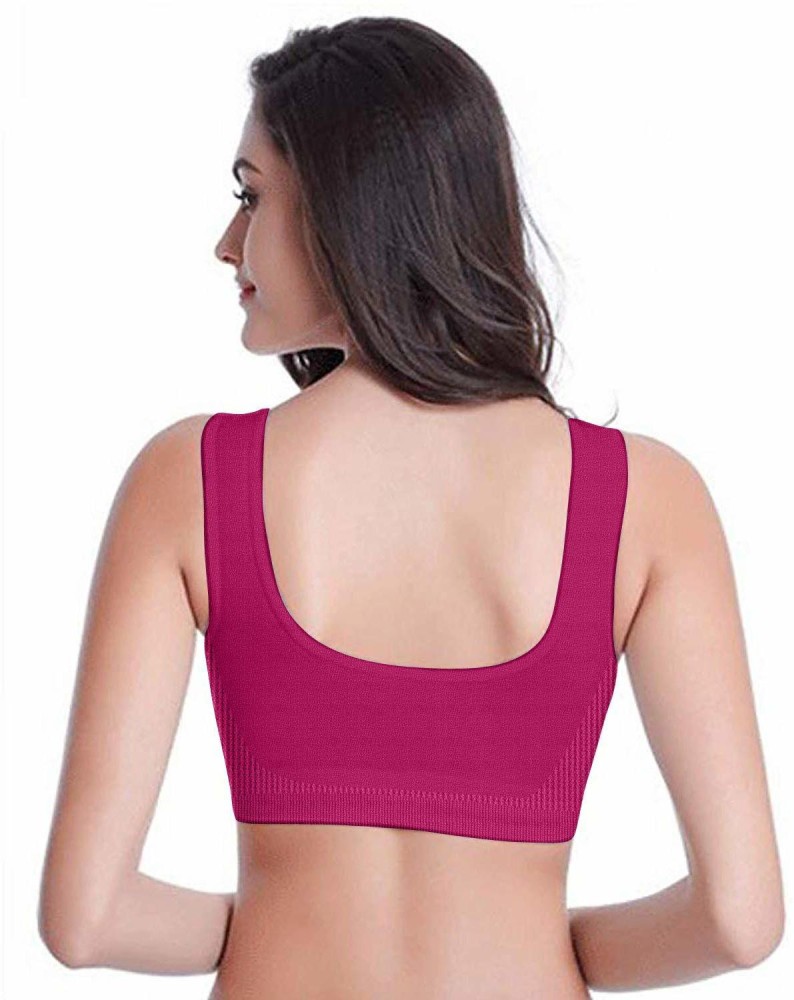 Buy sheBAE Women/Girls Sport Bra/Padded Sports Bra with Detachable Pads  /Maroon Online at Best Prices in India - JioMart.