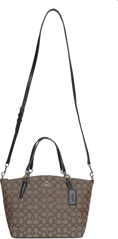 Buy COACH Women Brown Shoulder Bag Beige Online Best Price in