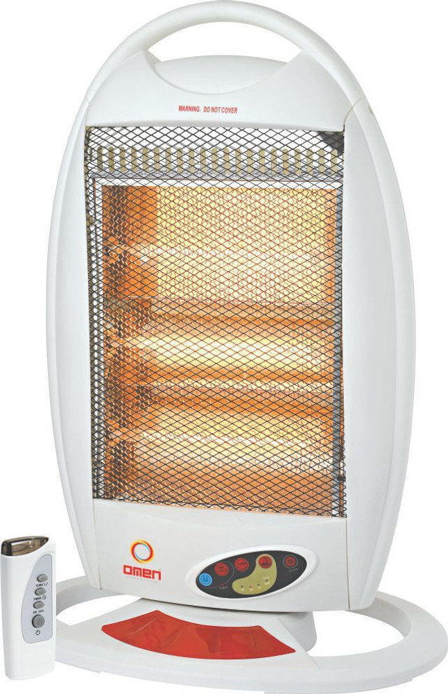 OMEN Helogen Heater 3 ROD 120ER|| 1200-Watt || (White and Red) ||Remote  Control||1 Season Warranty Halogen Room Heater Price in India - Buy OMEN  Helogen Heater 3 ROD 120ER|| 1200-Watt || (White