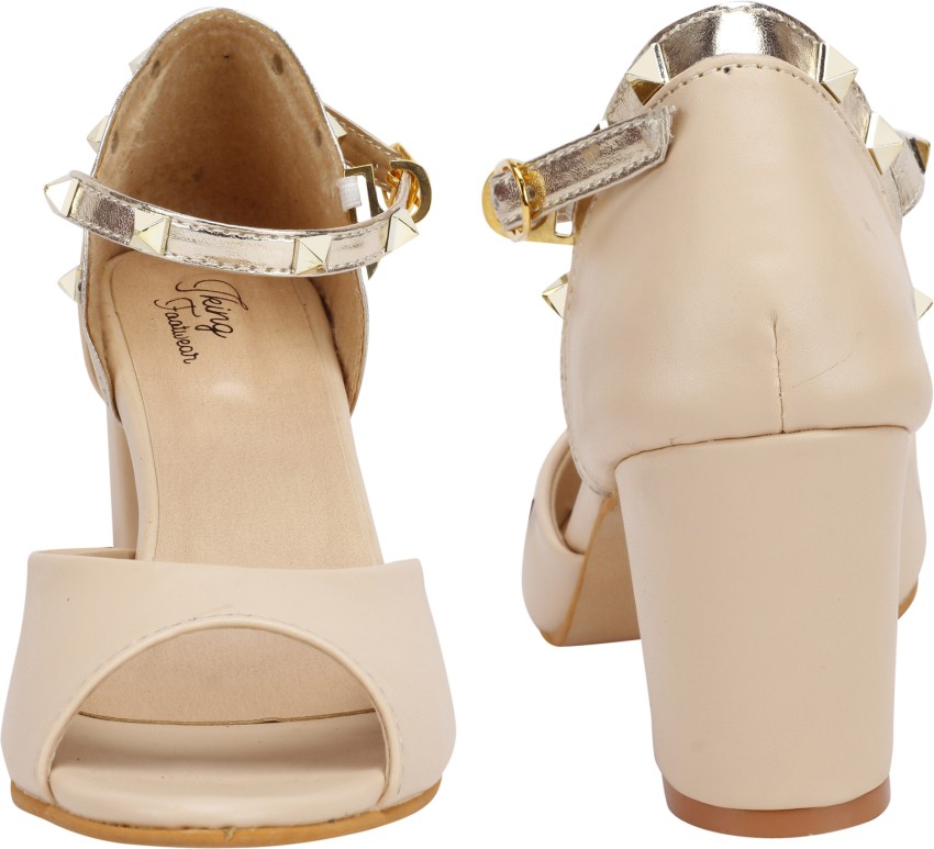 Beige closed toe discount sandals