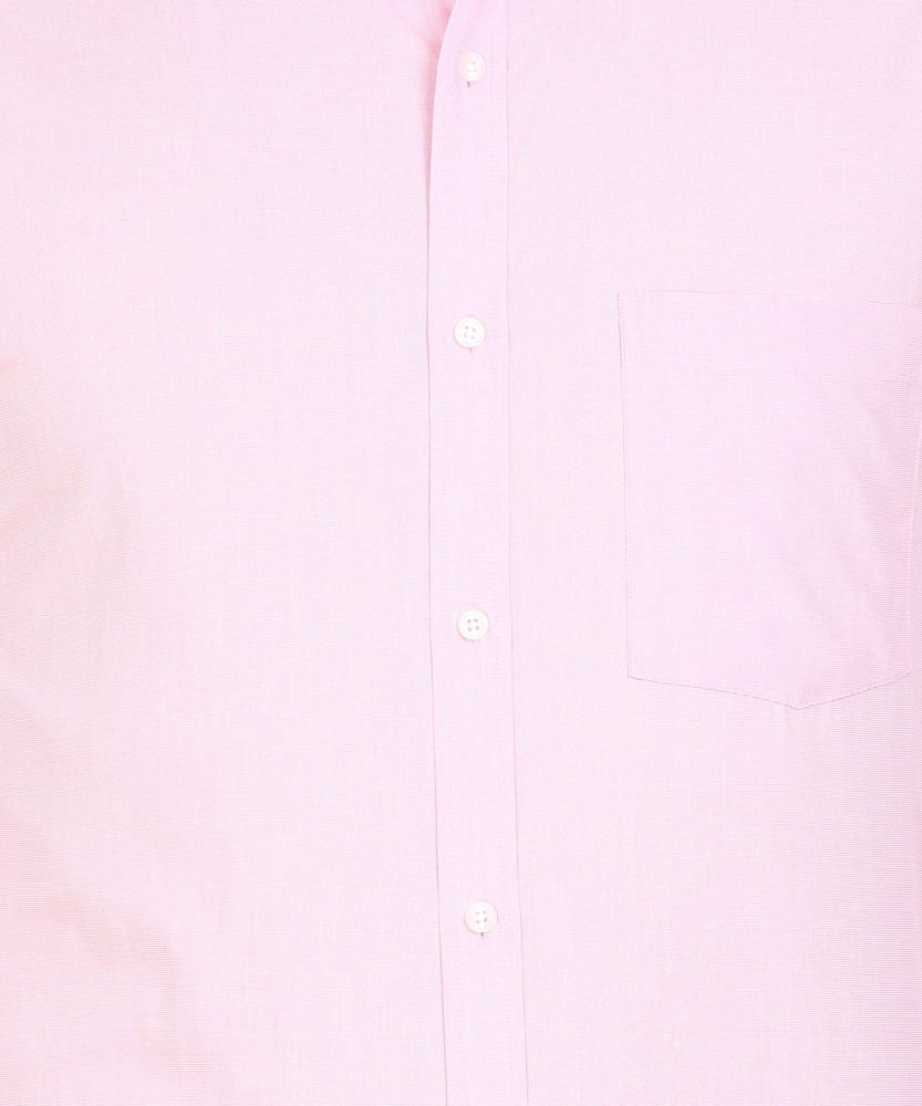 PARK AVENUE Men Self Design Formal Pink Shirt - Buy PARK AVENUE