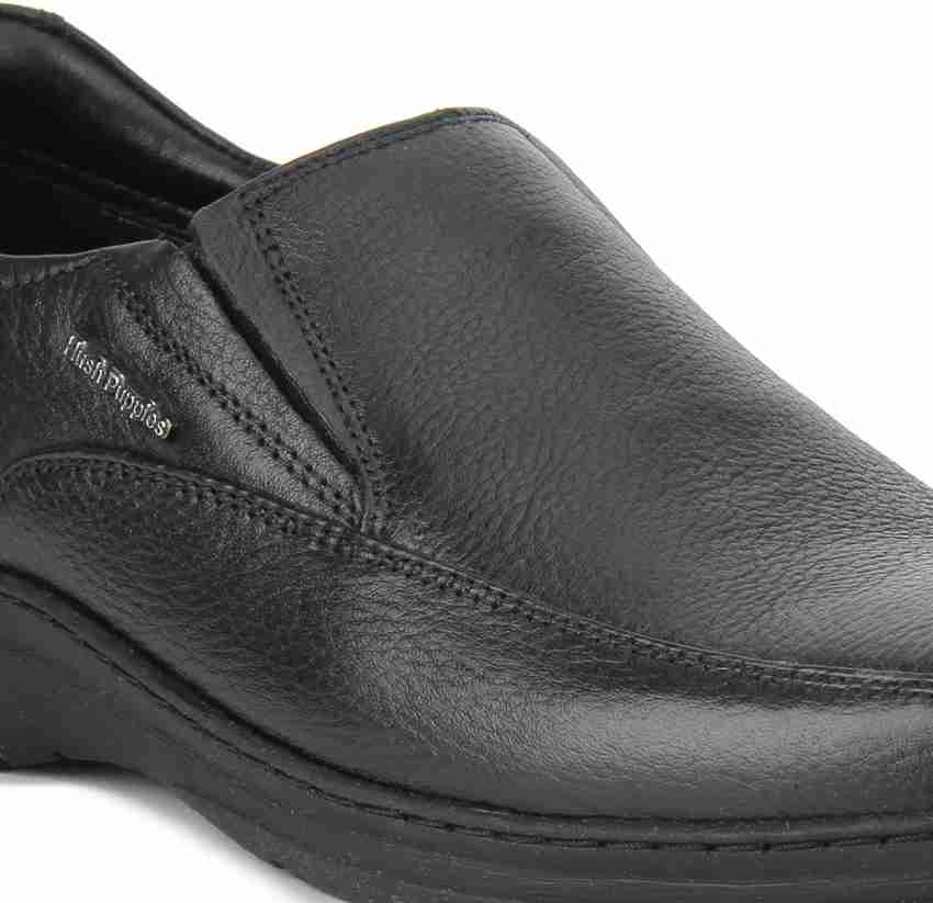 Hush puppies men's taylor slip on leather casual shoes new arrivals