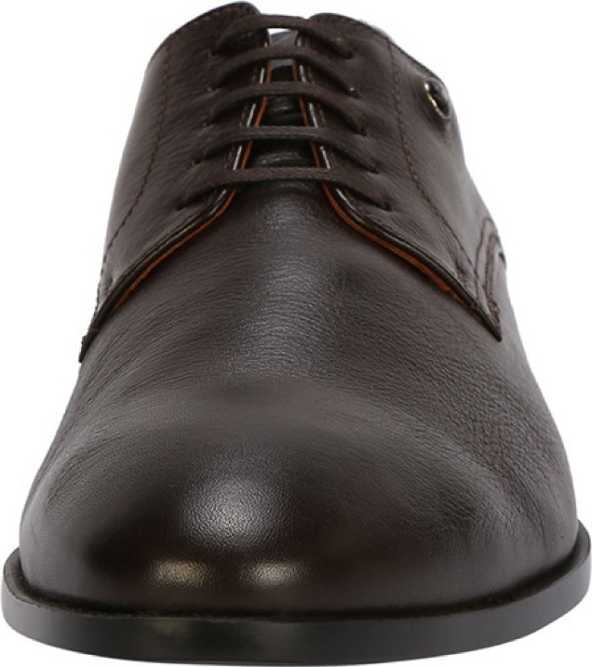 Louis Philippe Formal Shoes : Buy Louis Philippe Brown Lace Up Shoes Online