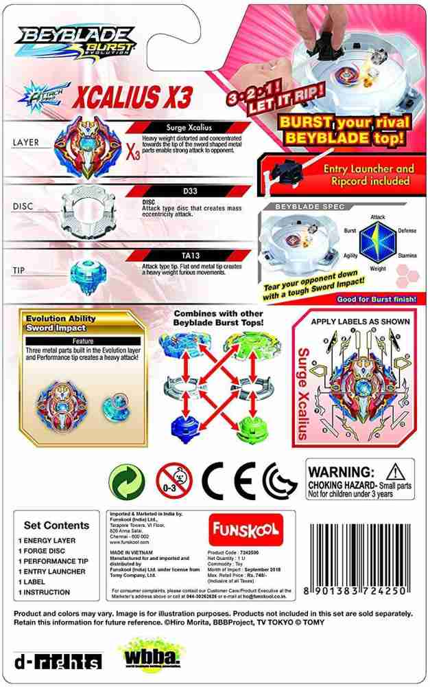 Beyblade 2024 evolution xcalius