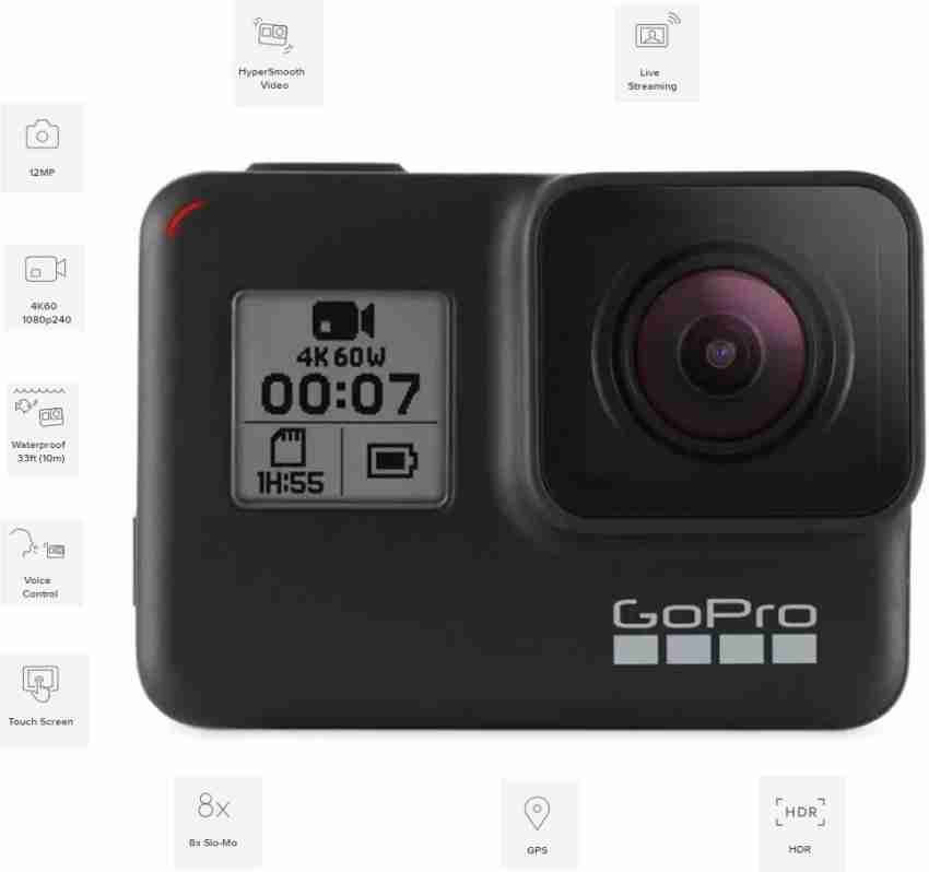 GoPro Hero (with Shorty & Chesty) Sports and Action Camera Price 