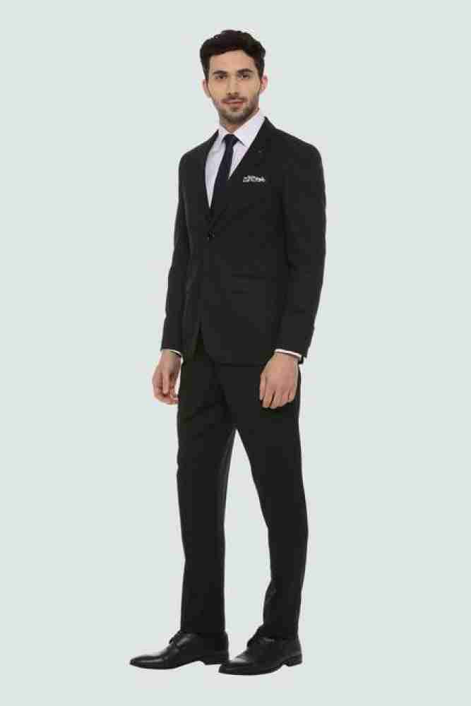 Louis philippe black on sale suit