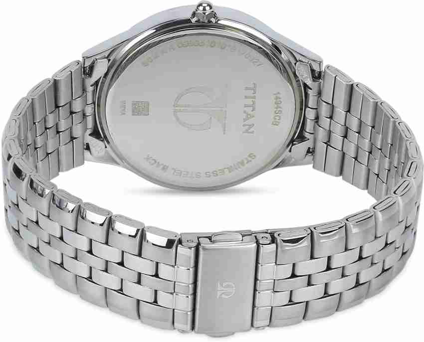 Titan NQ1494SM02 Formal Steel Analog Watch For Men