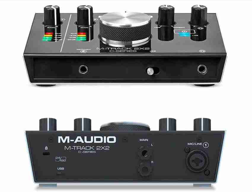 M AUDIO M-Track 2X2 C-Series | 2-in/2-out USB Audio Interface (24 